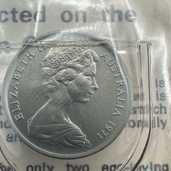 Vintage 1971 Royal Australian Mint Coin Set – Wildlife Design – Uncirculated - Picture 15 of 16